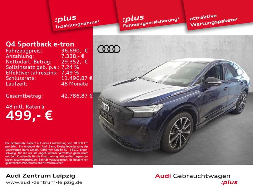 Audi Q4 e-tron 27.770 km 36.690 € Leipzig 04129