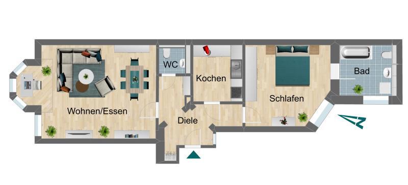 Gewerbeobjekt Pößneck - 2 Zimmer, 5 m&sup2;, 390&euro; | Angebot:23317481