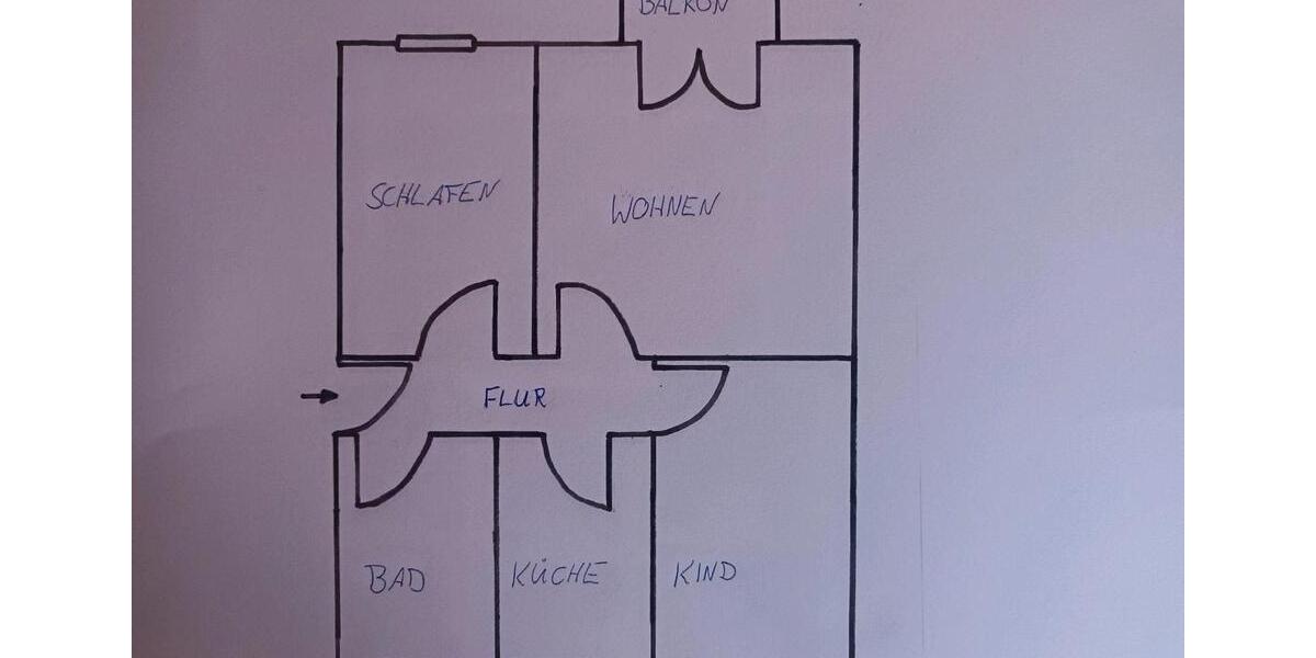 Erdgeschoßwohnung Bad Berka - 3 Zimmer, 59 m&sup2;, 99.750&euro; | Angebot:25755494