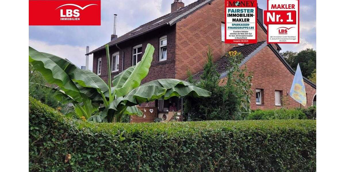 Doppelhaushälfte Recklinghausen Hochlarmark - 3 Zimmer, 71 m&sup2;, 175.000&euro; | Angebot:24424320