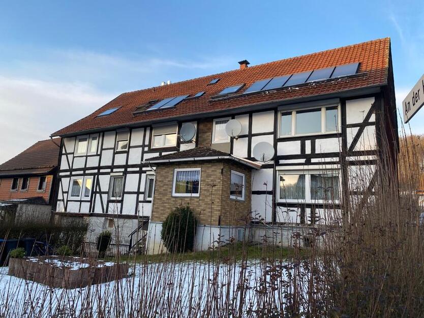 Schöne Wohnung im Fachwerkstil und Kamin