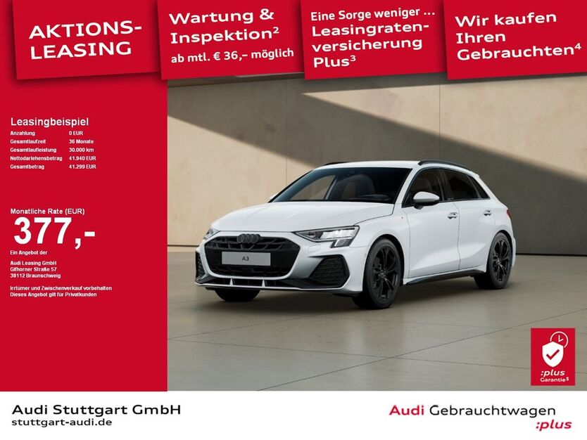 Audi A3 8.321 km 41.940 € Stuttgart 70563