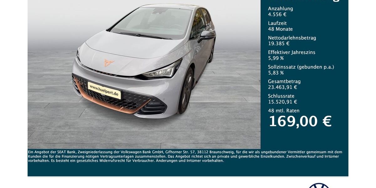 Cupra Born 25.233 km 22.811 &euro; Dortmund 44379