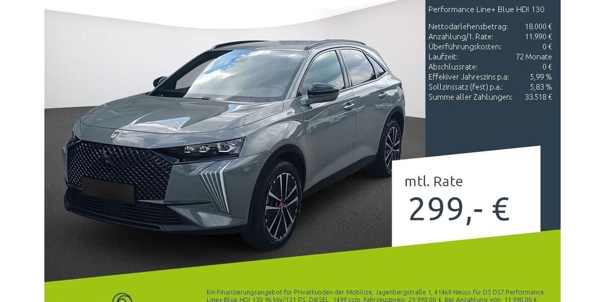 DS Automobiles DS7 (Crossback) 28.709 km 29.990 &euro; Stuhr 28816