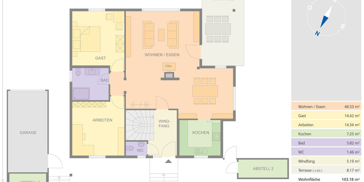 Einfamilienhaus Bad Waldsee - 6 Zimmer, 170 m&sup2;, 699.000&euro; | Angebot:26306116
