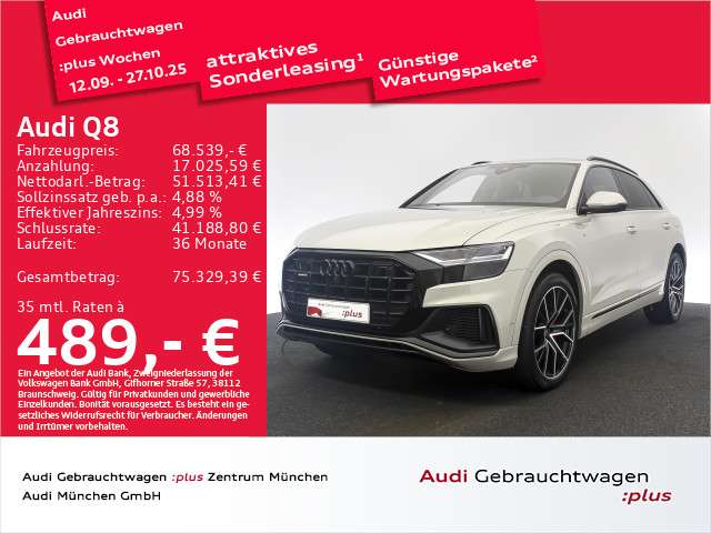 Audi Q8 39.188 km 67.899 € Eching 85386