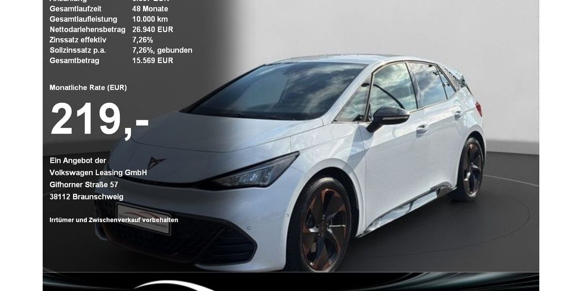 Cupra Born 19.407 km 22.830 &euro; Baden-Baden 76530