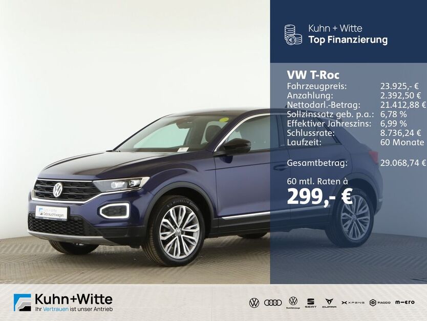 VW T-Roc 36.204 km 23.925 € Jesteburg 21266