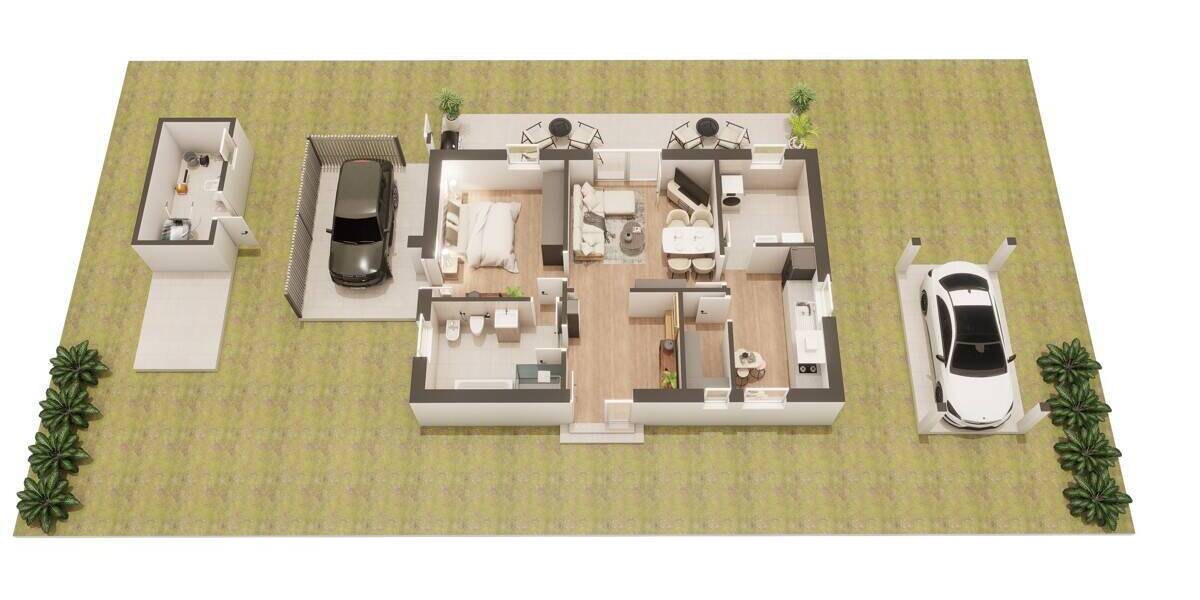 Bungalow Mellinghausen - 3 Zimmer, 74 m&sup2;, 198.000&euro; | Angebot:26642929