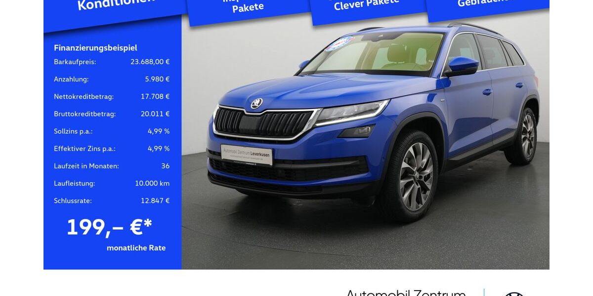 Skoda Kodiaq 99.361 km 22.680 &euro; Leverkusen 51379