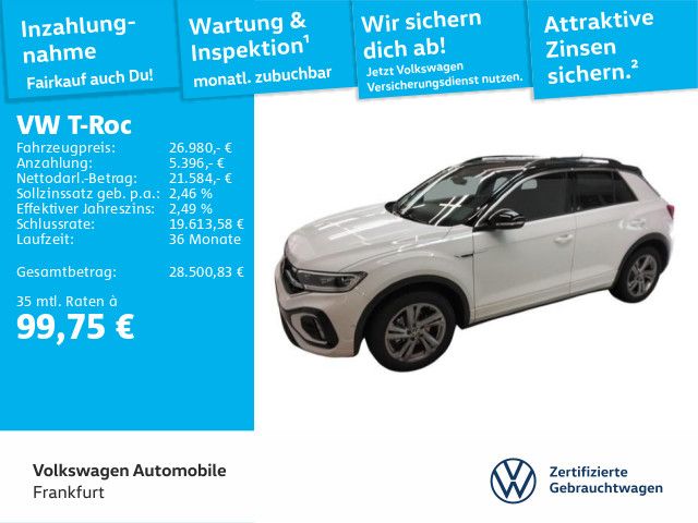 VW T-Roc 12.904 km 26.980 € Frankfurt 60326