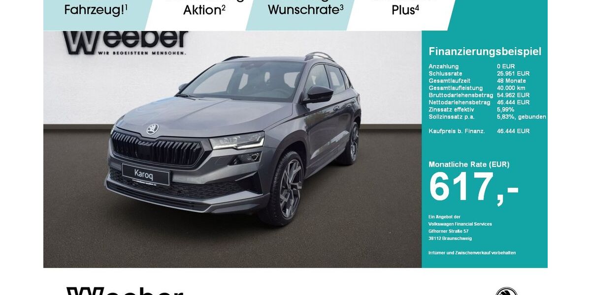 Skoda Karoq 10.900 km 45.740 &euro; Calw 75365
