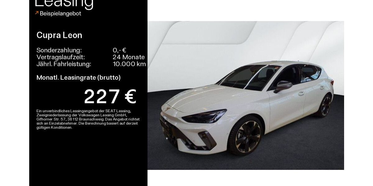 Cupra Leon 24.854 km 29.480 &euro; Lichtenfels 96215