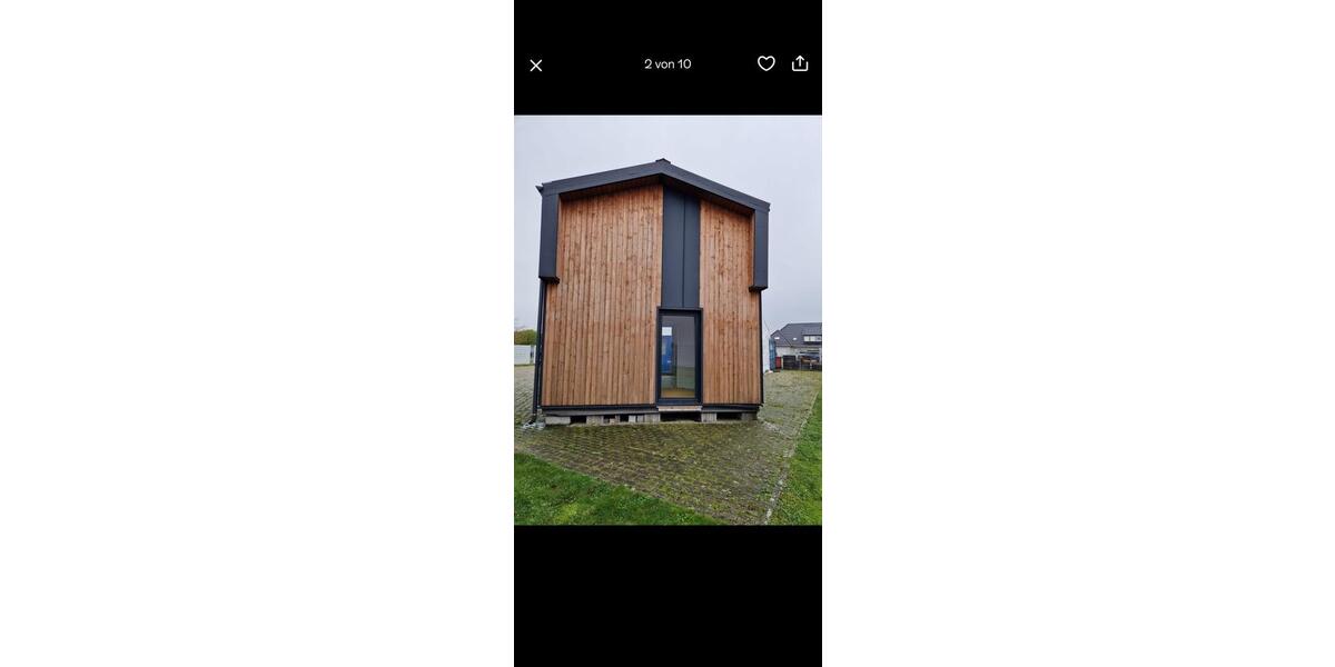 Tiny Haus Effizienzhaus 40 mit Luft Wärmepumpe NEU 3 zimmer