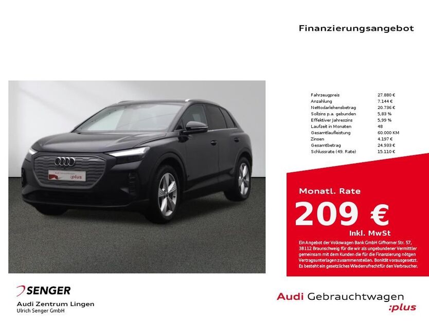 Audi Q4 e-tron 58.090 km 27.880 € Lingen 49809