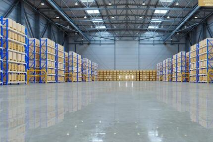 Multifunktionale Gewerbehalle mit Bürofläche zimmer