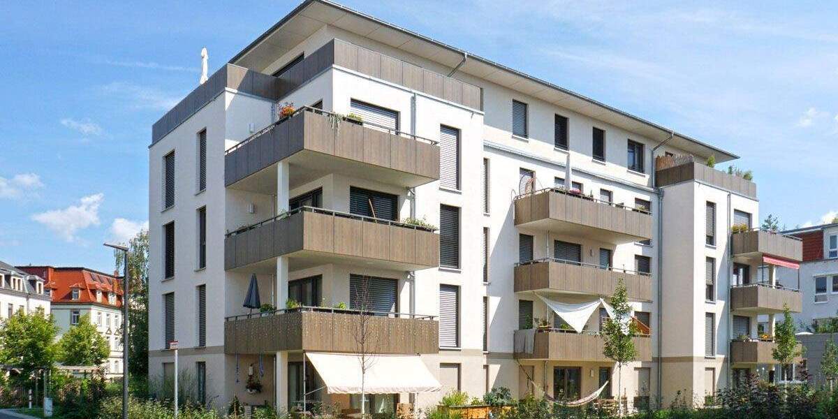 Striesen, ruhig & grün: Balkon + TG + EBK mgl.* 3 zimmer