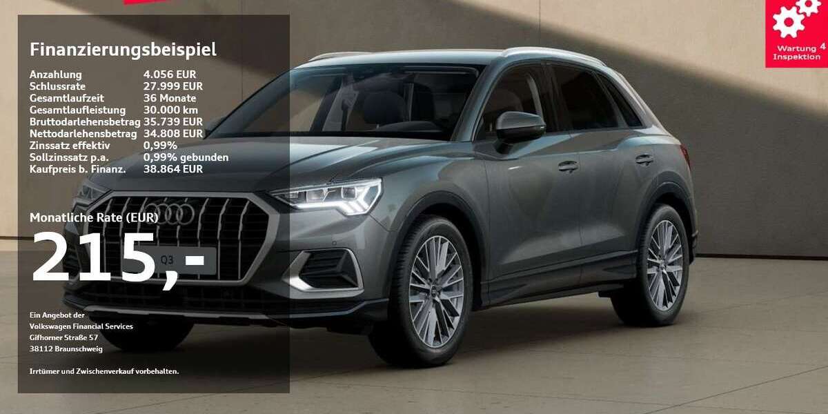 Audi Q3 8.176 km 38.864 &euro; Osterode 37520