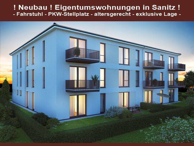Etagenwohnung Sanitz - 3 Zimmer, 86 m&sup2;, 339.000&euro; | Angebot:22485282