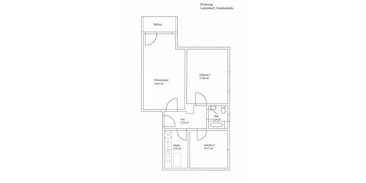 Dachgeschoßwohnung Lachendorf - 3 Zimmer, 61 m&sup2;, 130.000&euro; | Angebot:26748020