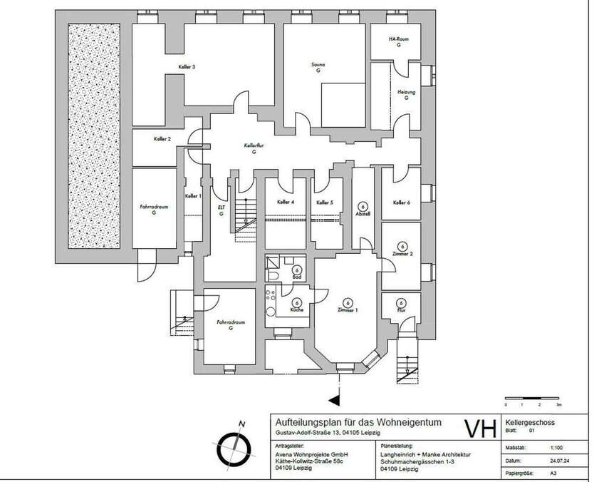 Einzeldenkmal im Waldstraßenviertel: Helle + ruhige 5-Zimmerwhg. mit Stuck, 3 min Fußweg ins Rosental 5 zimmer