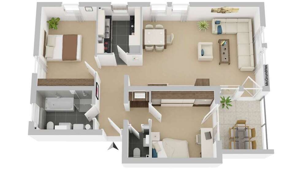 Wohnung zum Kaufen in Albstadt-Tailfingen 150.000 € 85.05 m²