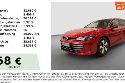 VW Passat 11.529 km 31.780 &euro; Fürth 90763