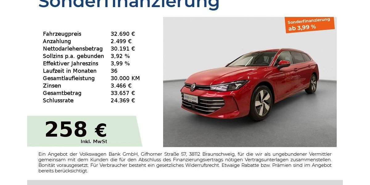 VW Passat 11.529 km 31.780 &euro; Fürth 90763