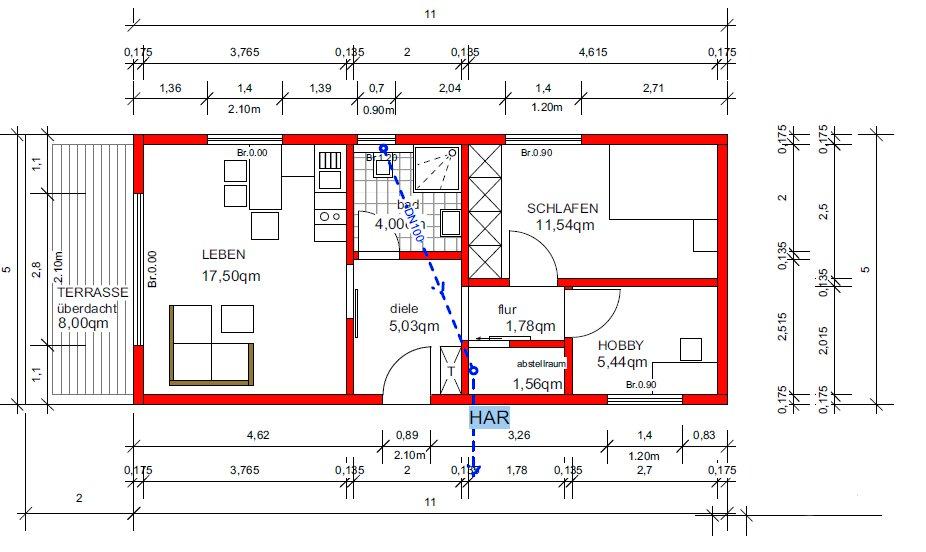 Einfamilienhaus Gössenheim - 3 Zimmer, 55 m&sup2;, 850&euro; | Angebot:26278688