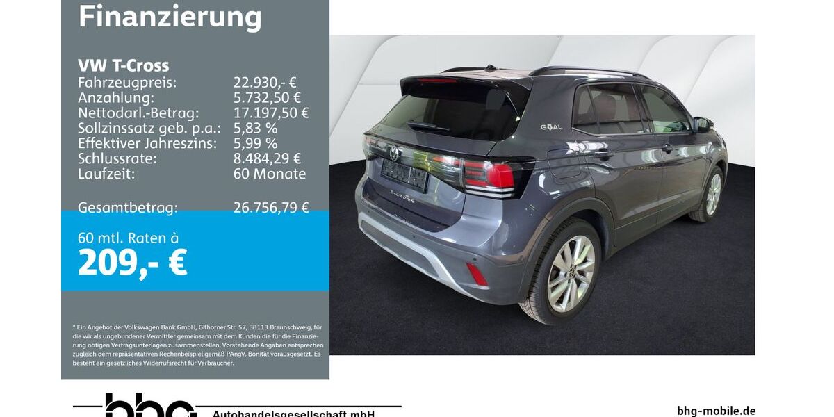 VW T-Cross 15.982 km 22.930 &euro; Ettlingen 76275