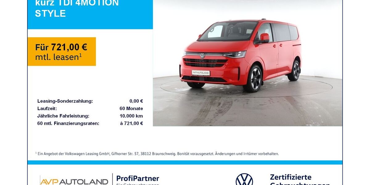 VW T7 Caravelle 4.000 km 61.490 &euro; Plattling 94447