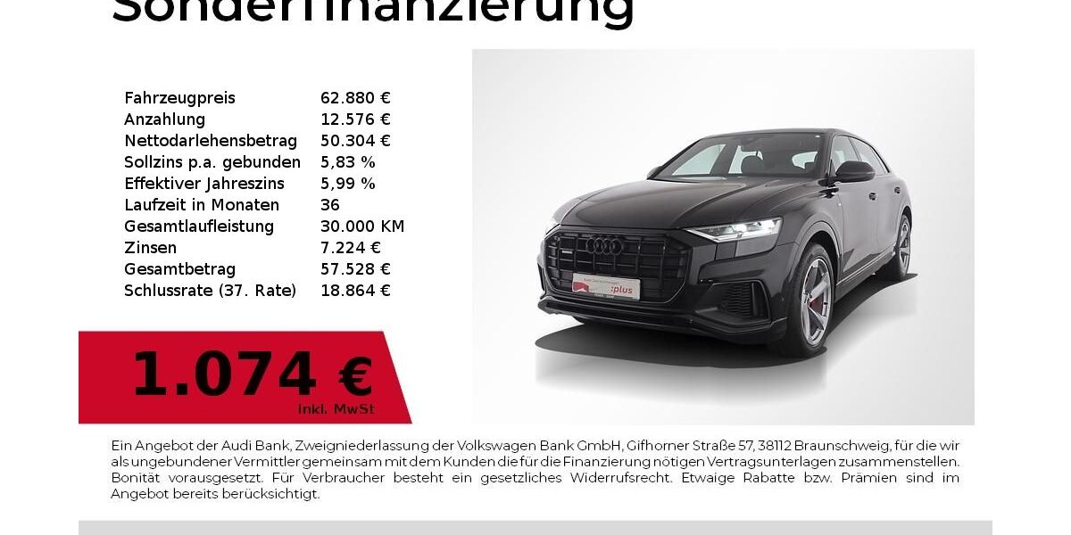 Audi Q8 42.750 km 56.880 &euro; Nürnberg 90441