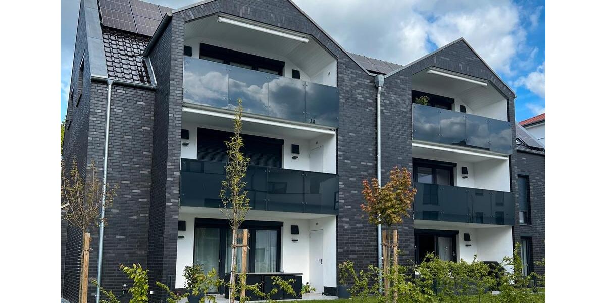 KFW 40 plus 3 Raum Wohnung mit Gartenanteil und Terrasse 3 zimmer