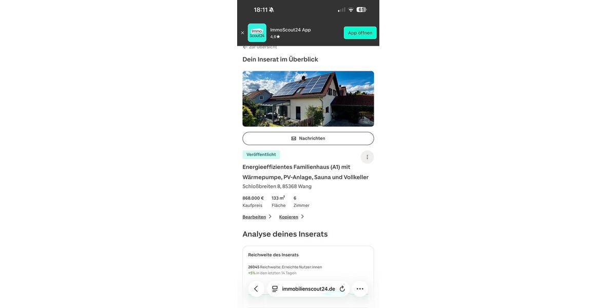 Einfamilienhaus Moosburg an der Isar - 6 Zimmer, 133 m&sup2;, 825.000&euro; | Angebot:26862908