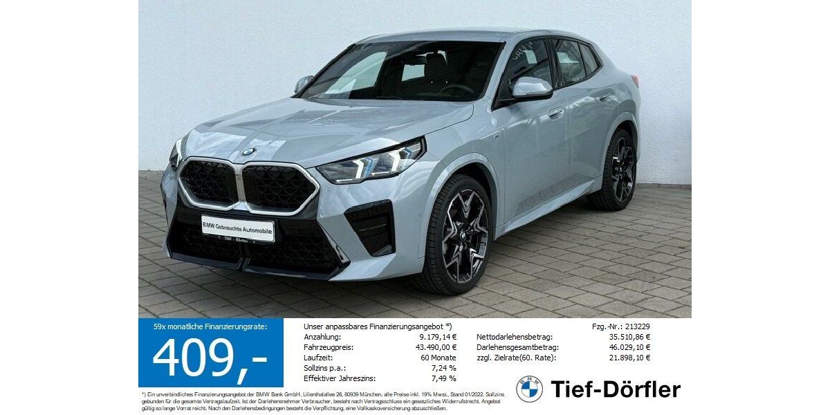BMW X2 6.900 km 42.555 &euro; Marktsteft 97342