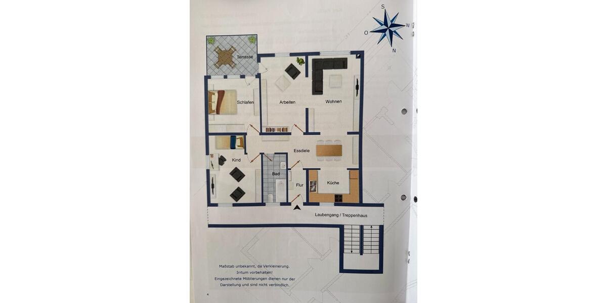 Erdgeschoßwohnung Braunschweig - 4 Zimmer, 93 m&sup2;, 1.400&euro; | Angebot:25407740