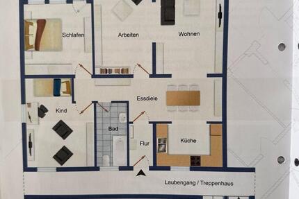 Wohnung Braunschweig - 4 Zimmer, 93 m&sup2;, 1.400&euro; | Angebot:25407740