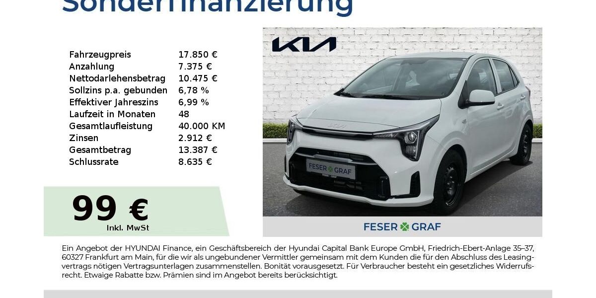 Kia Picanto 4.319 km 17.850 &euro; Roth 91154