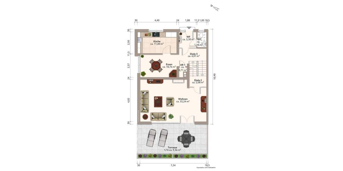 Doppelhaushälfte Weinheim / Hohensachsen Hohensachsen - 6 Zimmer, 159 m&sup2;, 550.000&euro; | Angebot:25799310
