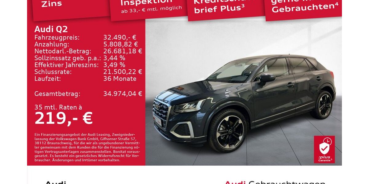 Audi Q2 6.326 km 32.490 &euro; Dresden 01169