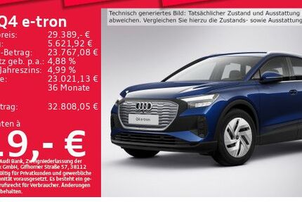 Audi Q4 e-tron 32.352 km 29.389 € München 80935