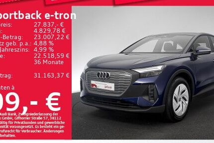 Audi Q4 e-tron 29.107 km 26.978 &euro; Eching 85386