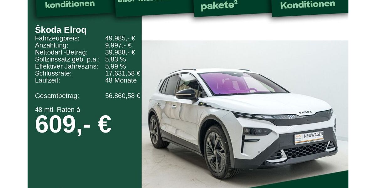 Skoda Elroq 5.000 km 49.985 &euro; Berlin 13088