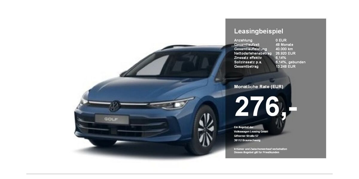 VW Golf 15.958 km 26.920 &euro; Plattling 94447