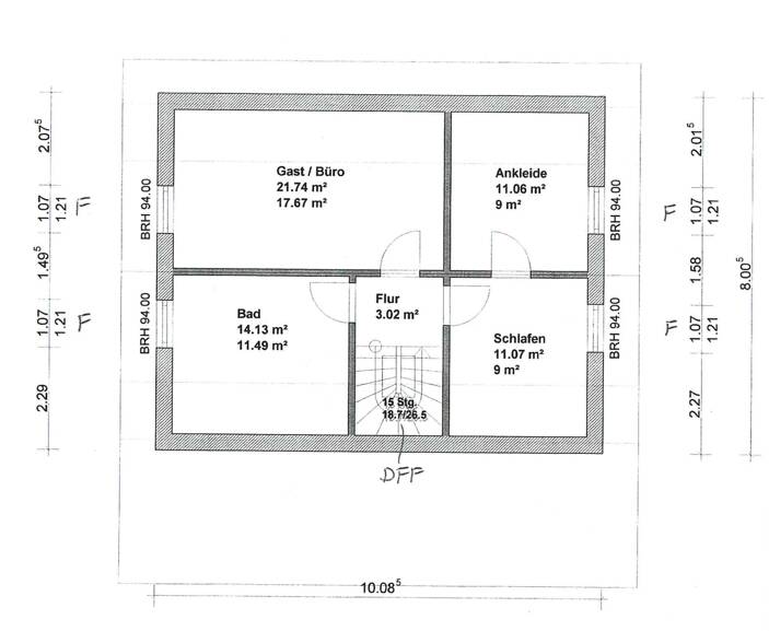 Einfamilienhaus Bischofsheim - 3 Zimmer, 121 m&sup2;, 756.000&euro; | Angebot:26309994