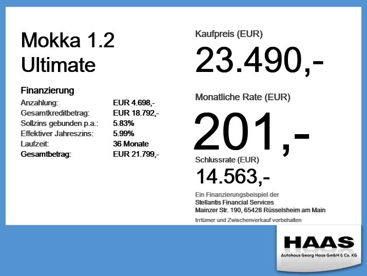 Opel Mokka 22.200 km 21.490 &euro; Augsburg 86159