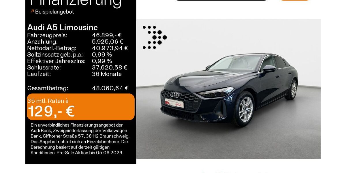 Audi A5 21.800 km 45.999 &euro; Linsengericht 63589