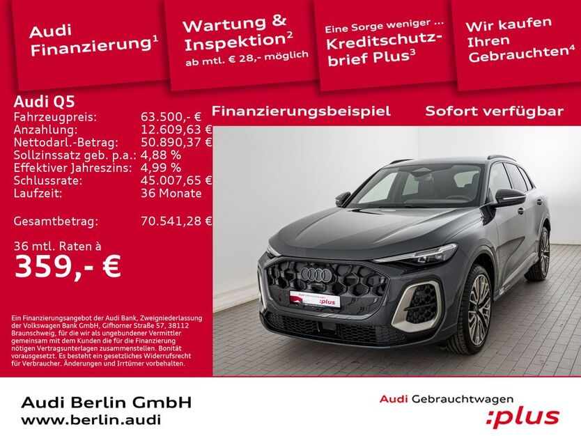 Audi Q5 6.803 km 63.500 € Berlin 12489