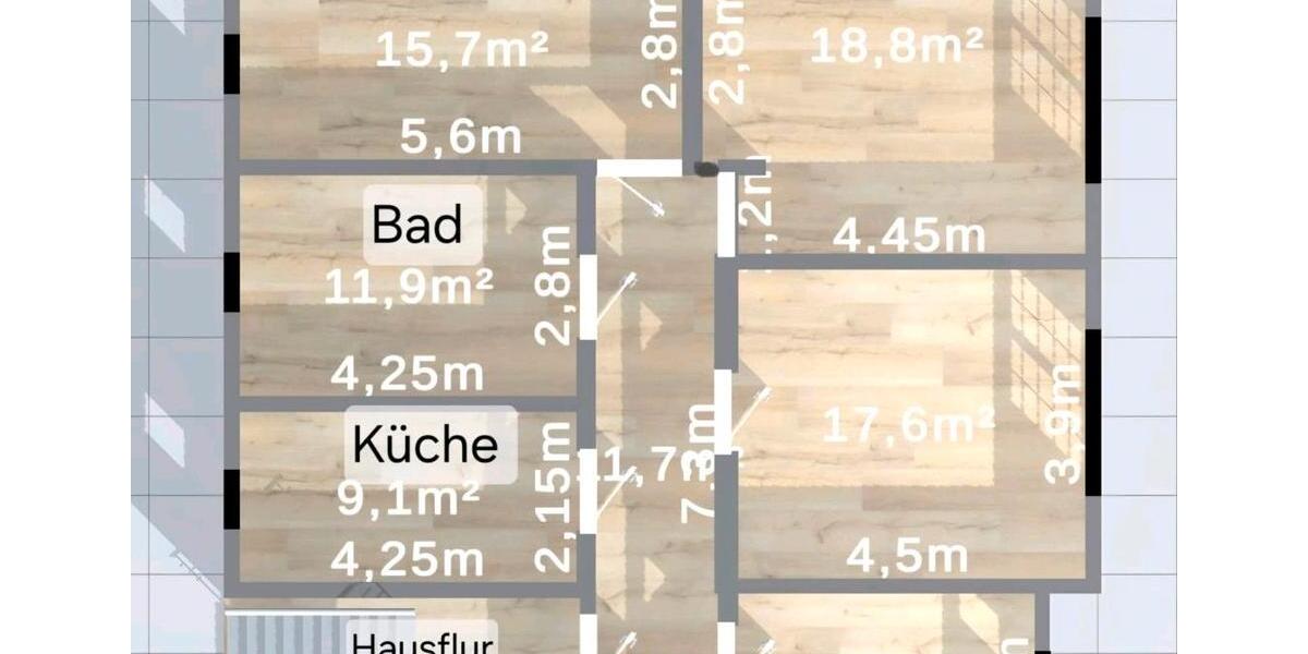 Etagenwohnung Nordhausen - 5 Zimmer, 85 m&sup2;, 59.990&euro; | Angebot:25372707