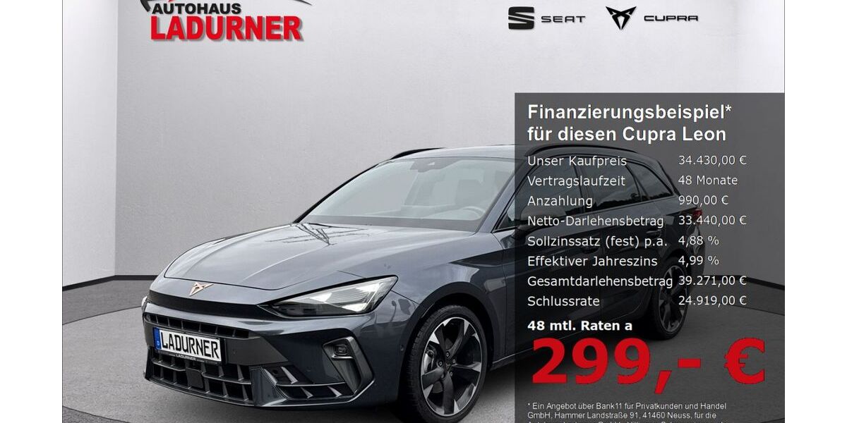 Cupra Leon 17.500 km 34.430 &euro; Villingen-Schwenningen 78052